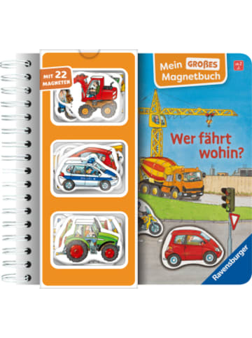 Ravensburger Verlag GmbH Buch - Mein großes Magnetbuch - Wer fährt wohin?