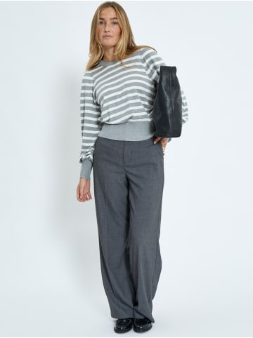 minus Pullover in Light Grey Striped