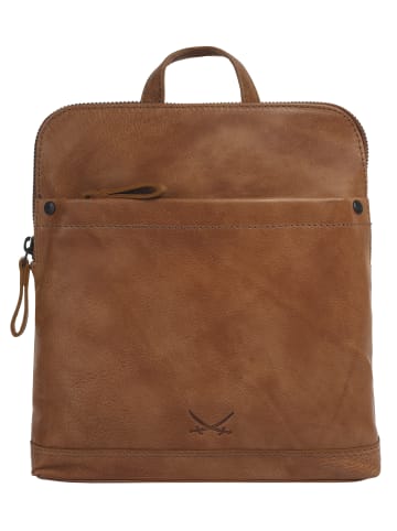 Sansibar Rucksack in cognac