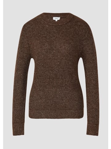 s.Oliver Strickpullover in 8945_dunkelbraun
