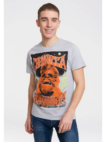 Logoshirt T-Shirt Star Wars - Chewbacca - Back To Kashyyyk in grau-meliert