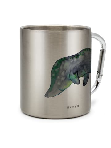 Mr. & Mrs. Panda Thermobecher Seekuh Chillen ohne Spruch in Silber