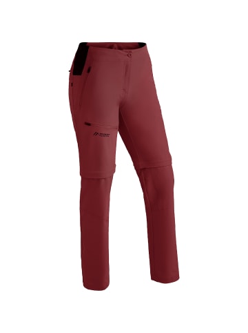 Maier Sports Zip Off Hose Latit Zip Vario in Rot4541