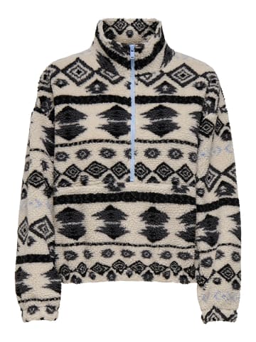 ONLY Pullover 'JANNE AZTEC' Beige