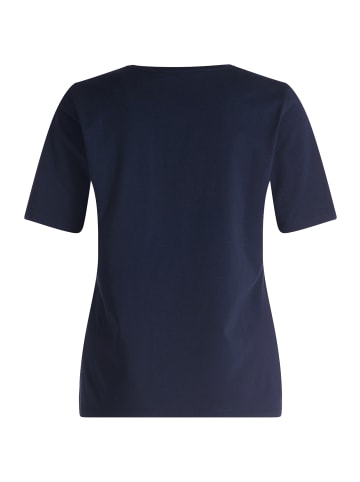 Betty Barclay Basic Shirt mit Placement in Patch Dark Blue/Beige
