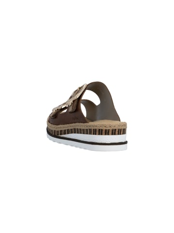 rieker Ledersandalen mit Keilabsatz „Montreux“ Braun