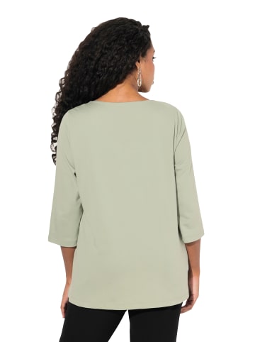 Ulla Popken Shirt in nebel grün