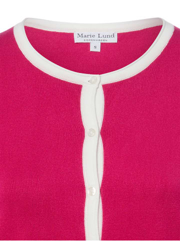 Marie Lund Strickjacke in pink - 0008
