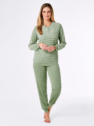 WITT WEIDEN Schlafanzug in eucalyptus-ecru