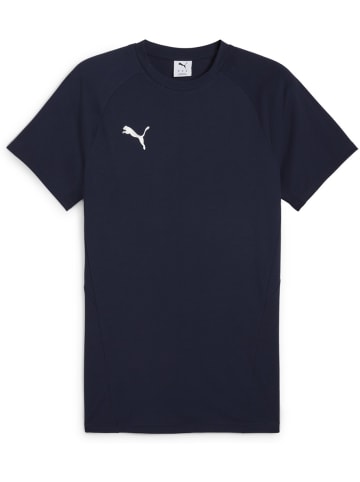 Puma T-Shirt "TeamEVOSTRIPE Tee" in Blau
