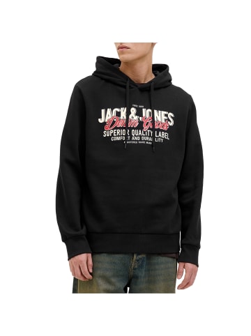 Jack and Jones Hoodie JJELOGO Sweat Hood 2 col 25/26 in Schwarz