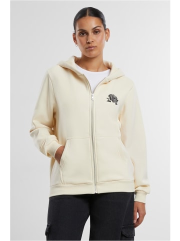 Mister Tee Hoodie "Romantic Dreamers Ladies Fluffy Zip Hoody" in Weiß
