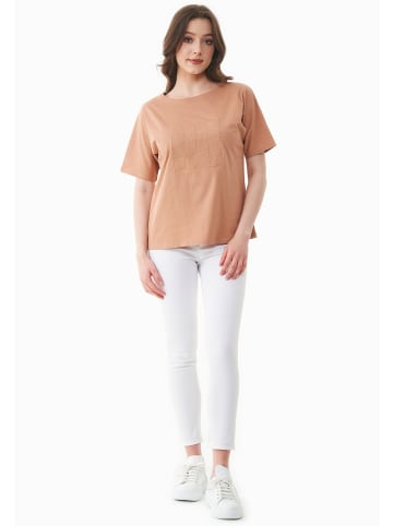 Organication T-Shirt "WOR17231" in Tan