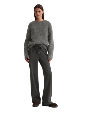Marc O'Polo Twill-Jerseyhose wide in night grey melange