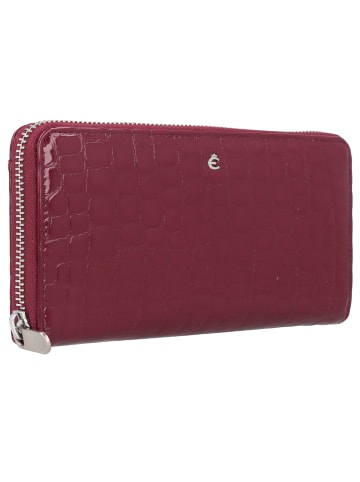 Esquire Nizza Geldbörse RFID Schutz Leder 18.5 cm in rot