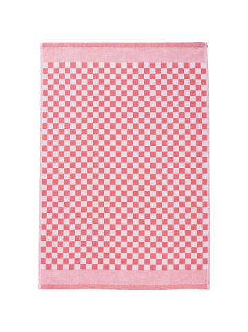 Erwin Müller Baumwolle, Jacquard Geschirrtuch 10er-Pack in Karo rot/blau