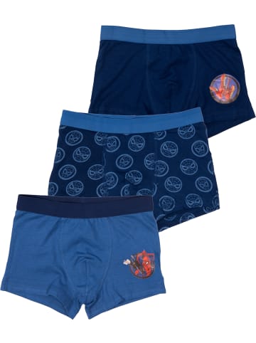 Spiderman 3er Pack Marvel Spiderman Boxershorts in blau