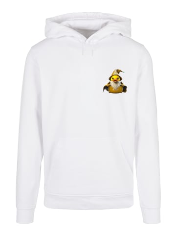 F4NT4STIC Basic Hoodie Rubber Duck Wizard HOODIE UNISEX in weiß