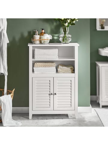 SoBuy Badschrank in Weiß - (B)60 x (H)90 x (T)26cm