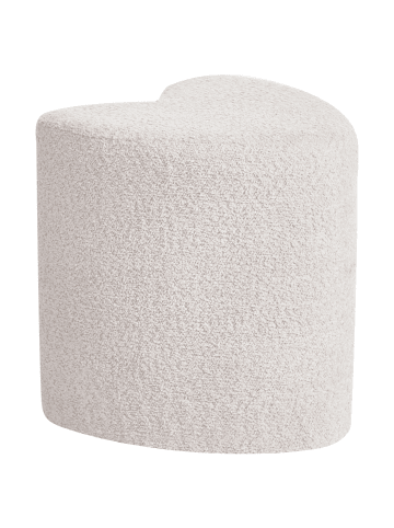 Beliani Pouf SCOTIA in Beige - (W) 40 x (H) 44 x (L) 33 cm