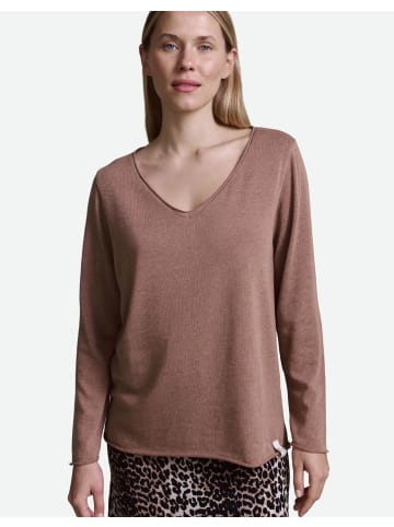 Cotton Candy Langarmshirt in wood melange