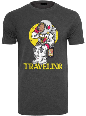 Mister Tee T-Shirt "Traveling Tee" in Grau