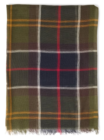 Barbour Schal Welton Tartan in khaki mehrfarbig - 0001