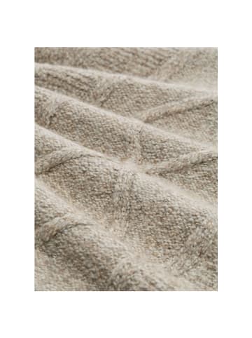 Tom Tailor Pullover in brown offwhite structure