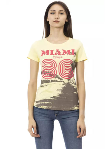 Trussardi Action Gelb Baumwolle Damen T-Shirt