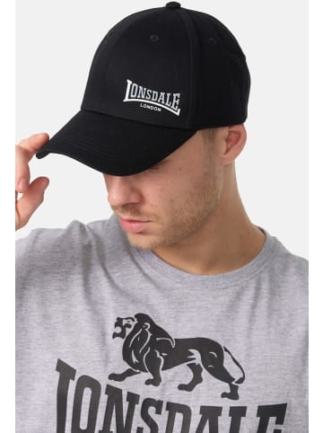 Lonsdale Cap "Enville" in Schwarz
