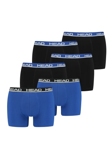 HEAD Boxershorts Head Basic Boxer 6P in Blue Black/Black Blue