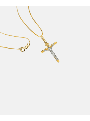 Diamant L'éternel Halskette aus 585 Gelbgold