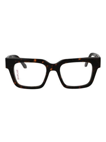 Replay Unisex Optische Fassungen Quadratisch Braun