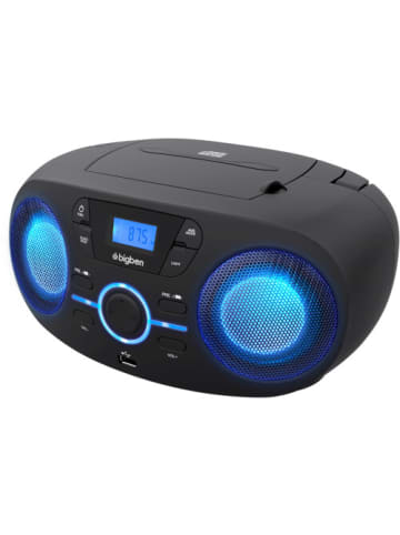 bigben Tragbares CD/Radio mit USB schwarz