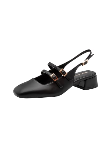 Tamaris Riemchenpumps Schwarz
