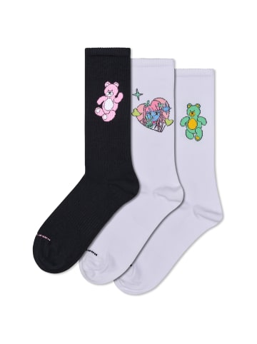 Happy Socks Socken 3-Pack Teddy Bear Socks in pink