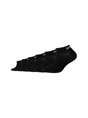 Skechers Sneakersocken 6er Pack mesh ventilation in Schwarz