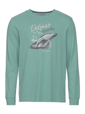 Delmao Langarmshirt in grün