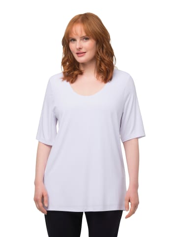 Ulla Popken Shirt in schneeweiß