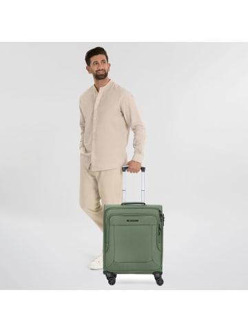 Franky Melbourne 3.0 4-Rollen Kabinentrolley 55 cm in olive