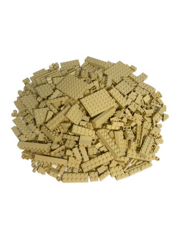 LEGO Sondersteine Gemischt 100x Teile - ab 3 Jahren in beige