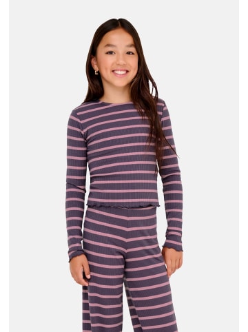 KIDS ONLY Strickpullover 'Ally Striped' in lila