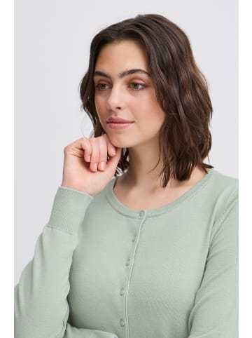 Fransa Strick-Cardigan langarm FRZUBASIC Slim fit in Frosty Green
