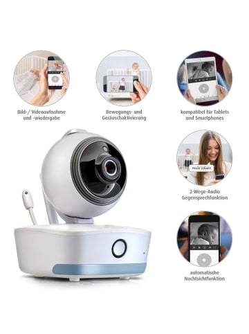 Reer IP BabyCam Move Smart-Babyphone in Weiß ab 0 Monate