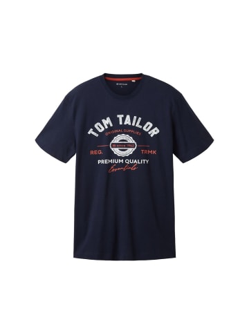 Tom Tailor T-Shirt LOGO in Blau