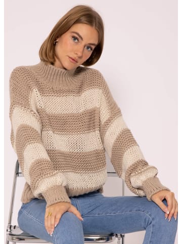 SASSYCLASSY Rollkragenpullover in Beige