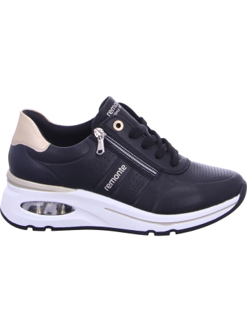 remonte Lowtop-Sneaker in nero/lightgold/nero