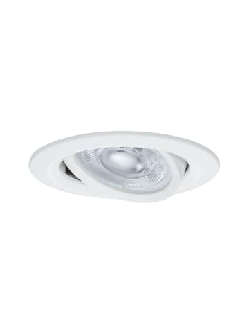 paulmann LED Einbauleuchte Nova GU10 Flat schwenkbar 4,9W 550lm 230V  2700K Weiß matt