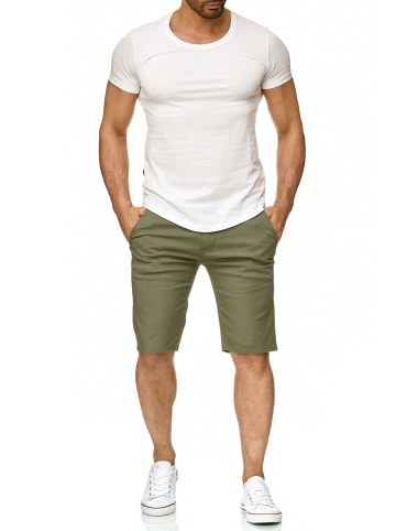 Arizona-Shopping Chino Capri Shorts Kurze Bermuda Sommer Hose Fredy & Roy in Grün