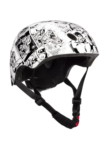 Avengers Avengers Helm für Fahrräder & Scooter - EN 1078 zertifiziert 52-56 in Weiß